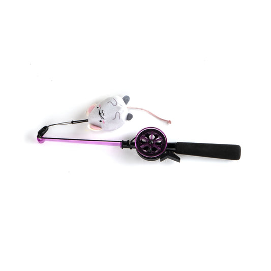 JOUET POUR CHAT - Canne souris