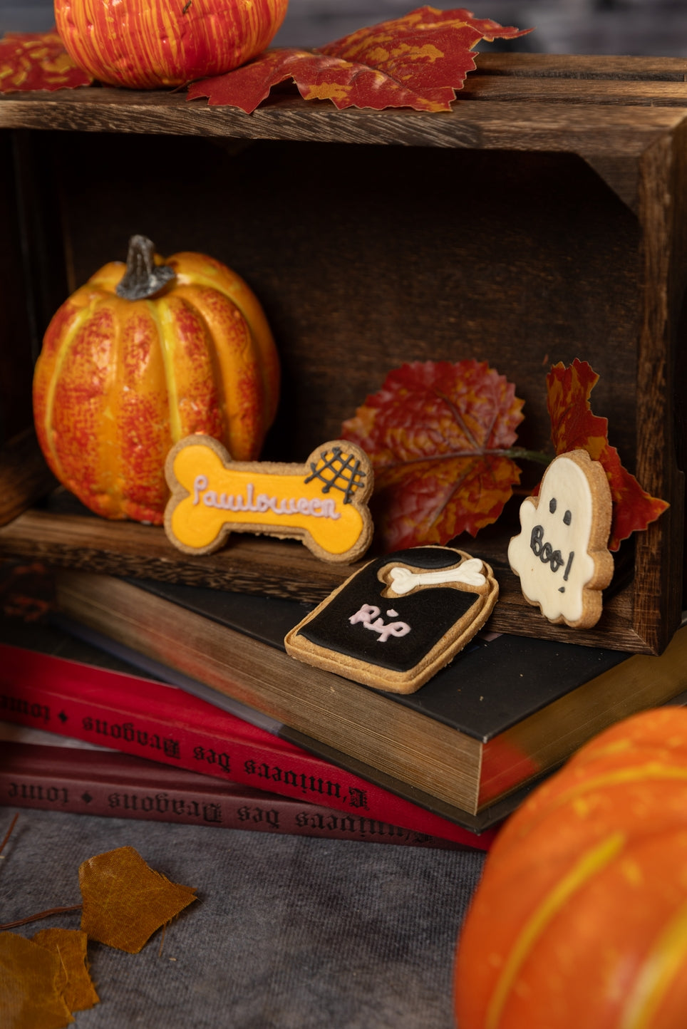COFFRET 3 BISCUITS - Pawlloween