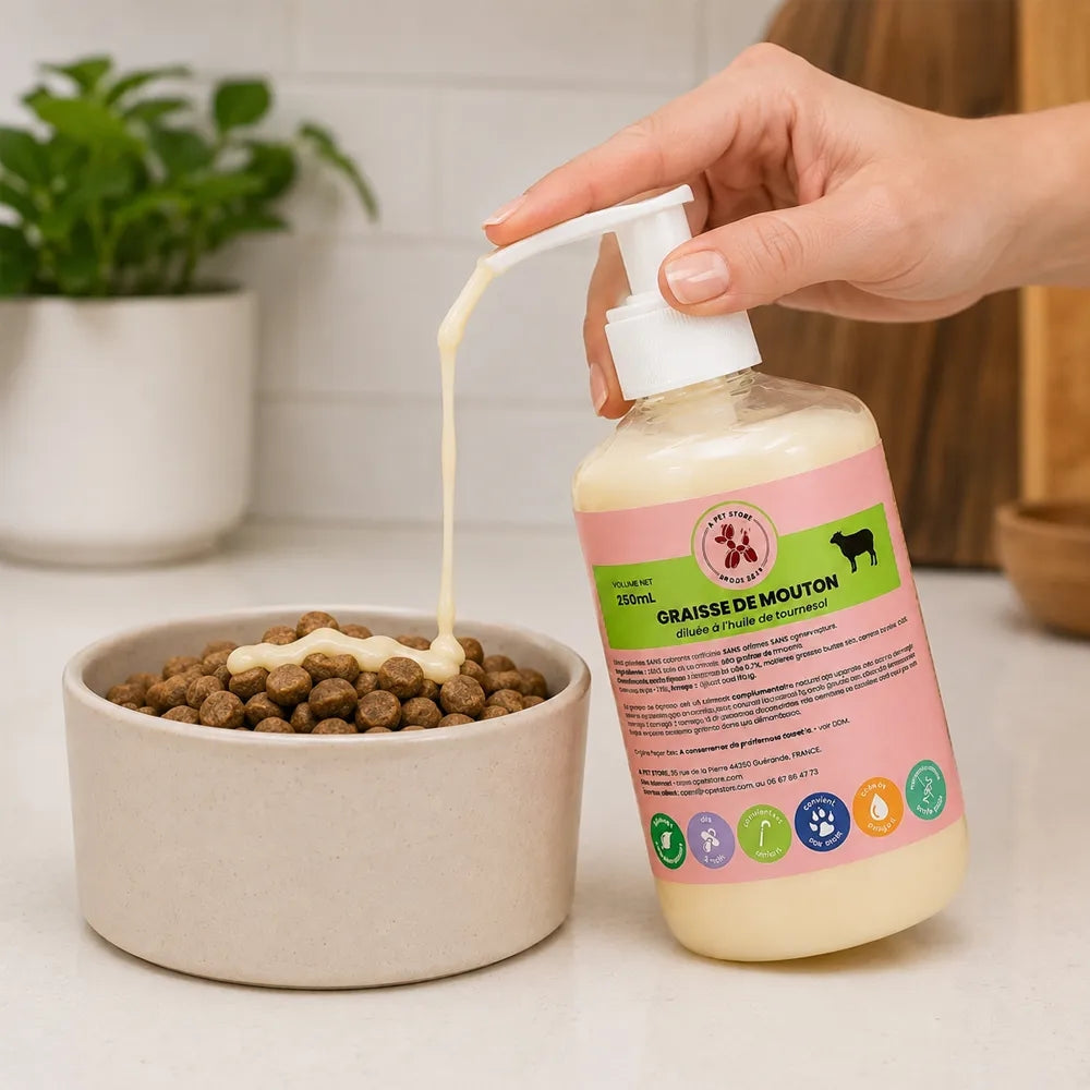 COMPLĂMENT ALIMENTAIRE - Graisse de mouton pour chien et chat
