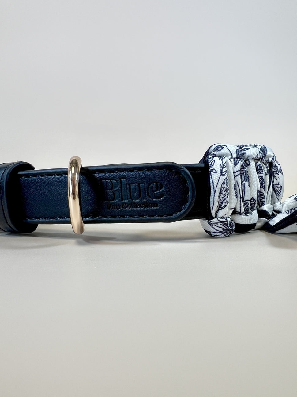 COLLIER BANDANA EN SIMILICUIR - Noir