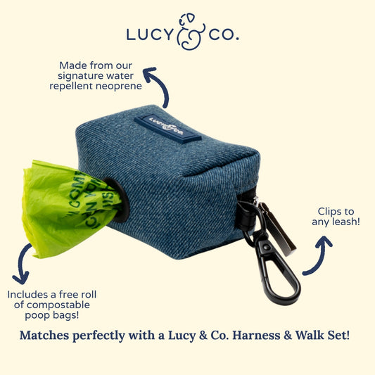 PORTE SAC À CROTTE - Jean bleu