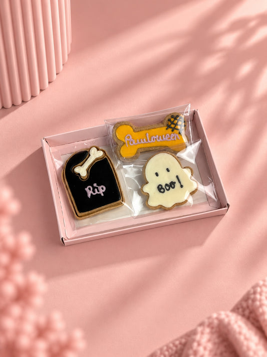 COFFRET 3 BISCUITS - Pawlloween