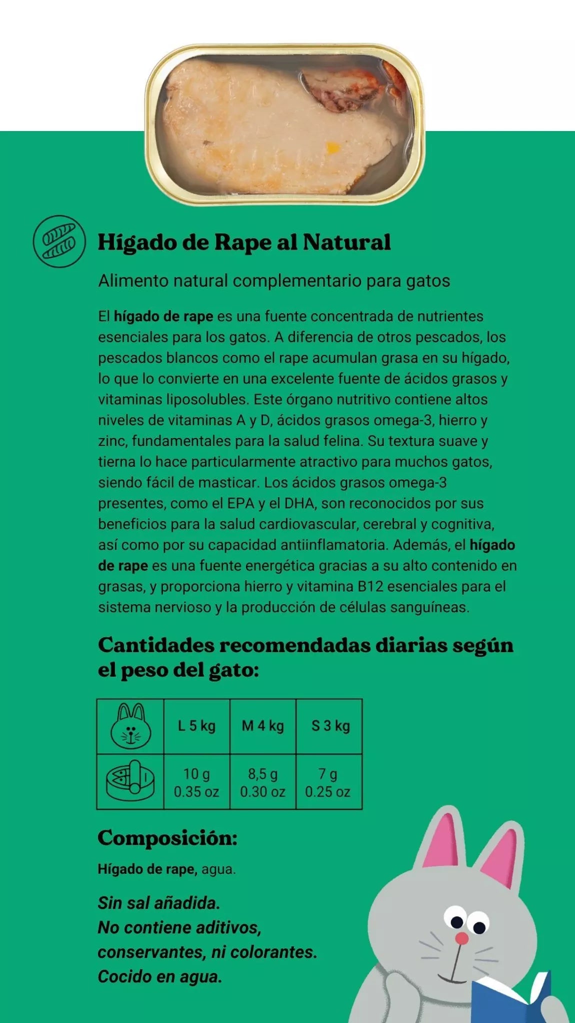 FOIE DE LOTTE NATUREL - Chat