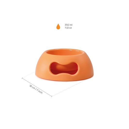 GAMELLE POUR CHIEN ET CHAT - Orange