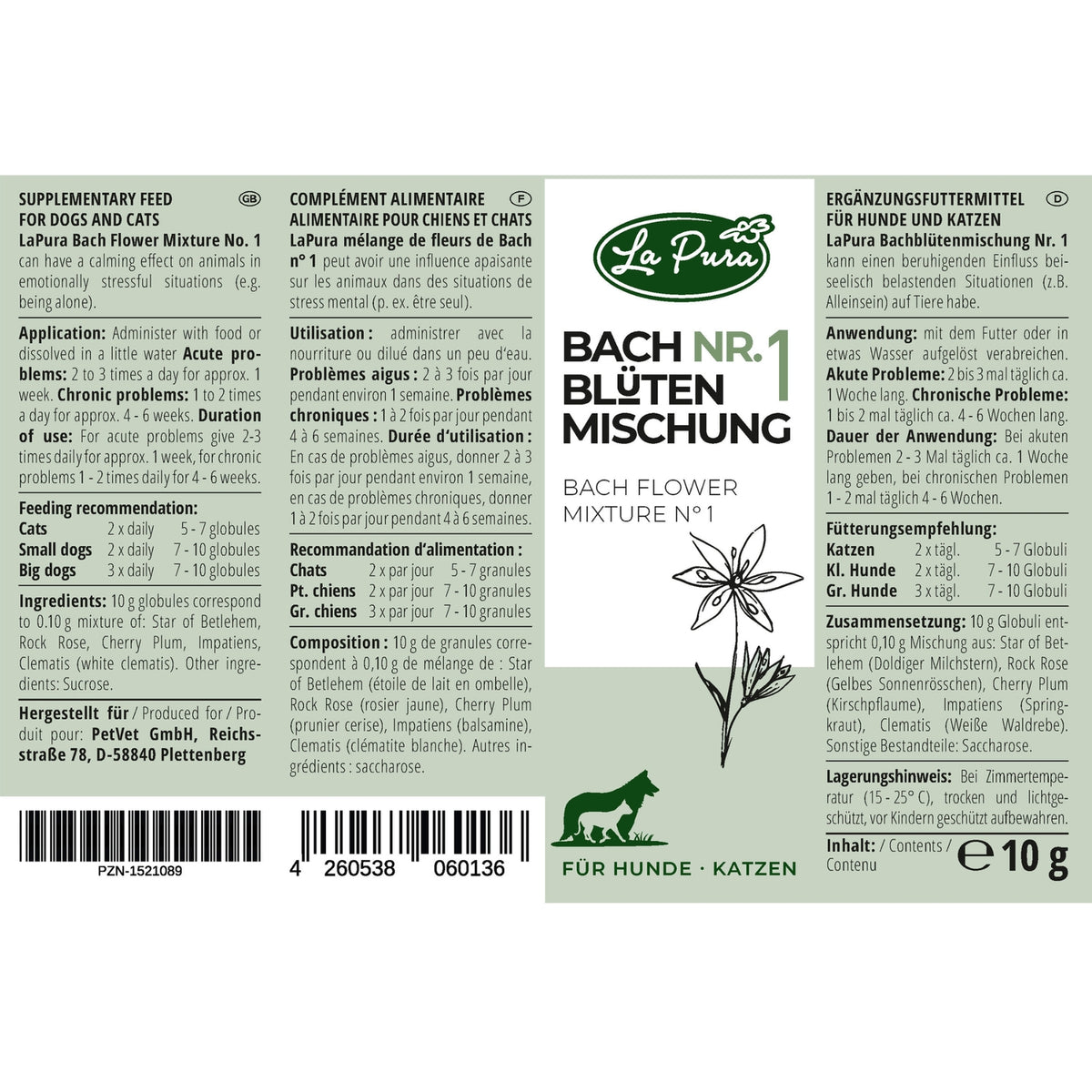 FLEUR DE BACH - Anti-stress chien et chat