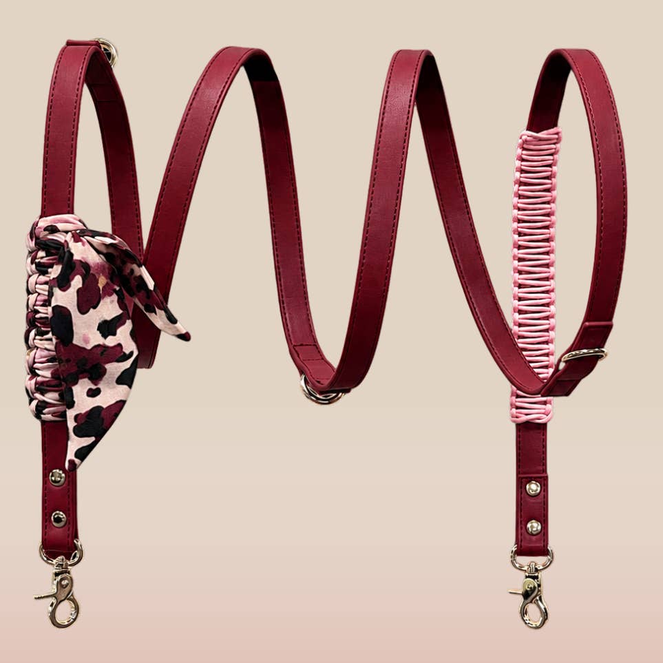 LAISSE MULTIPOSITION BANDANA - Bordeaux