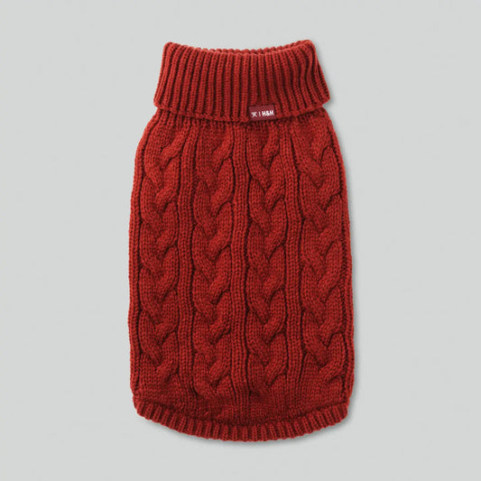 Pull en maille torsadée - Brick