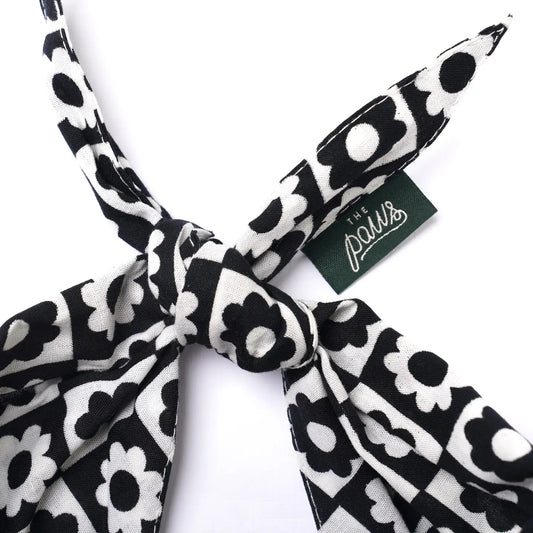 BANDANA - Fleur noir