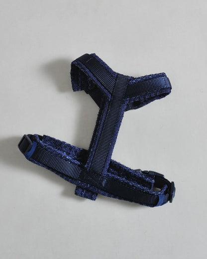 HARNAIS EN TWEED - Bleu nuit