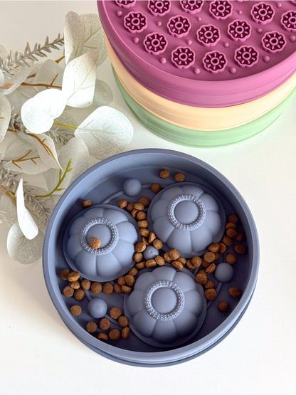 BOL 3 EN 1 - Tapis de lèche, moule à friandises, gamelle anti-glouton