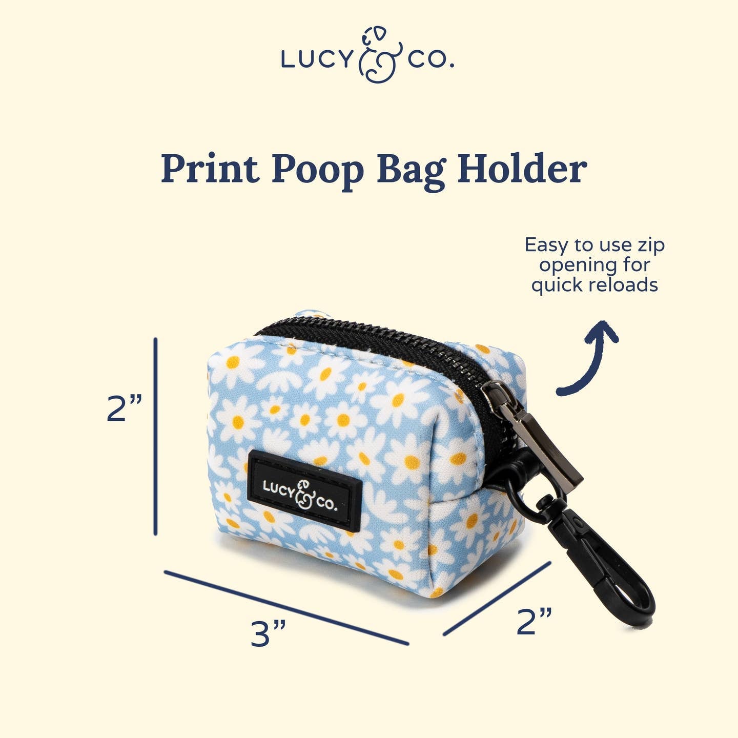PORTE SAC À CROTTES - Fleurs