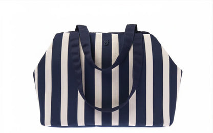 SAC DE TRANSPORT ÉTÉ - Rayé bleu marine