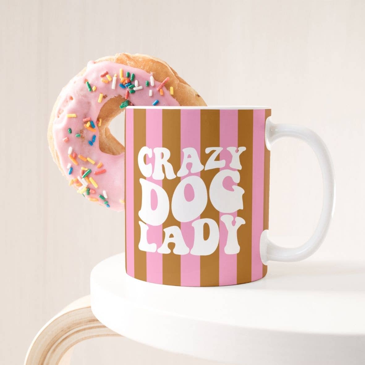 MUG CÉRAMIQUE - Folle au chiens