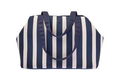 SAC DE TRANSPORT ÉTÉ - Rayé bleu marine