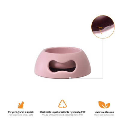 GAMELLE POUR CHIEN ET CHAT - Rose