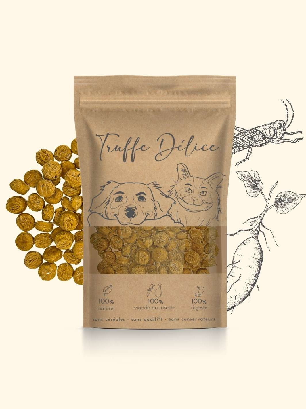 FRIANDISES 100% NATURELLES - Criquet & Patate douce