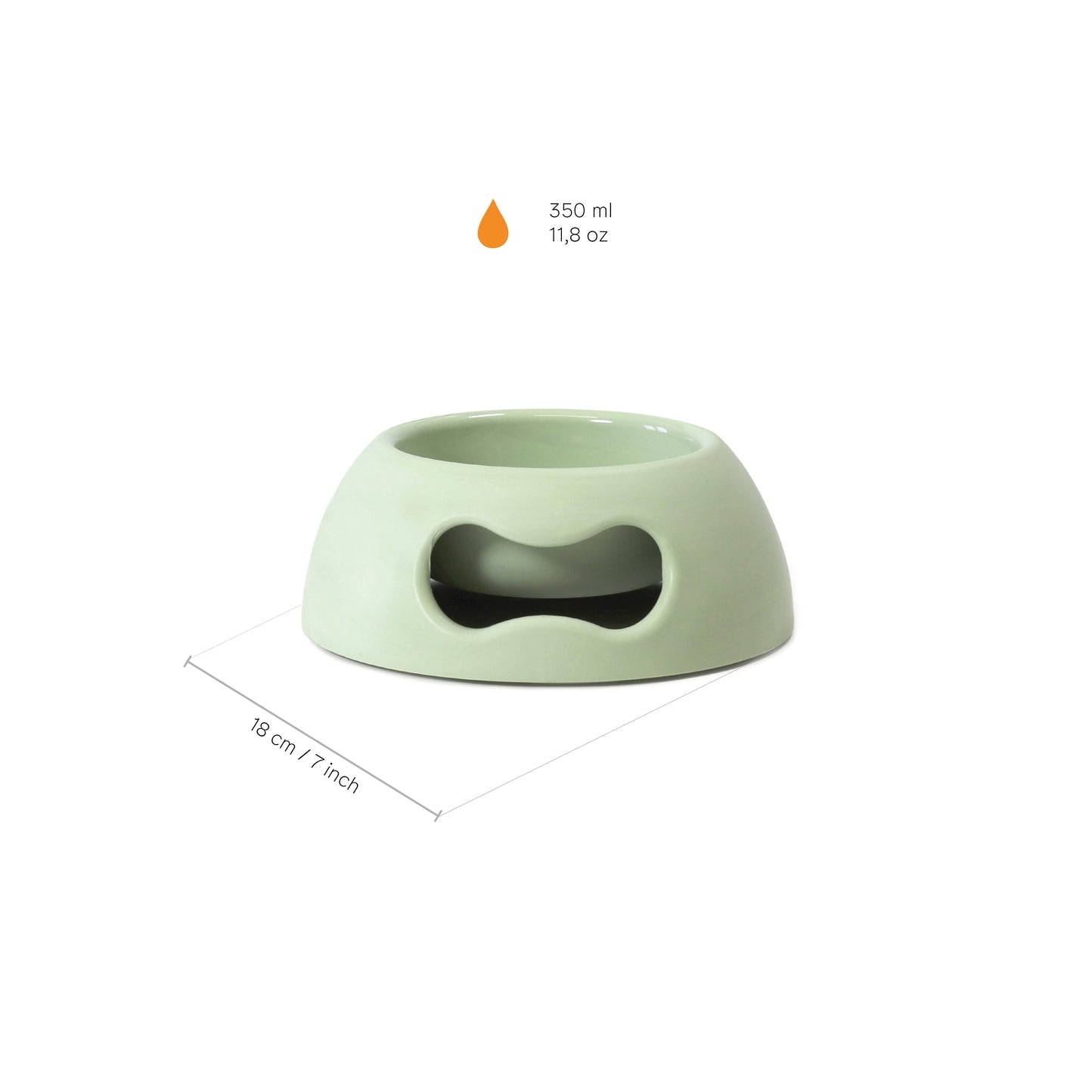 GAMELLE POUR CHIEN ET CHAT - Matcha