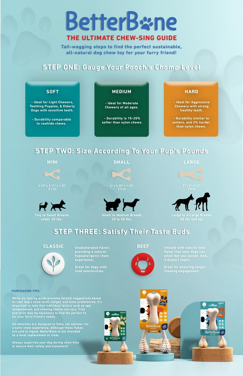 OS A MÂCHER ULTRA-RÉSISTANT POUR CHIENS - Bœuf