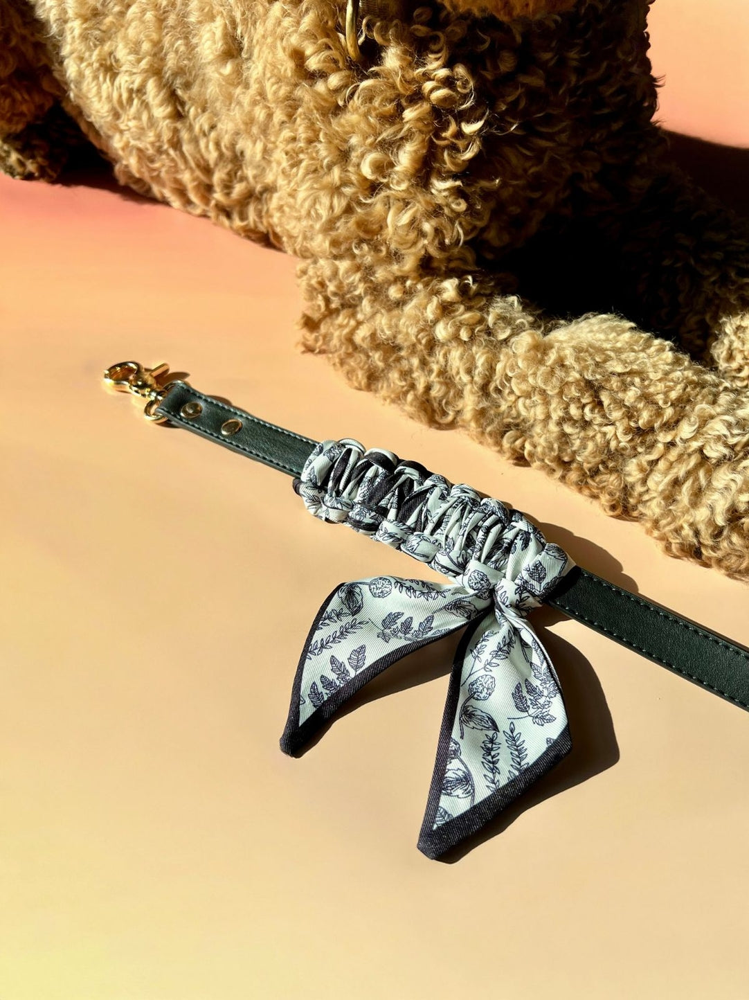 LAISSE MULTIPOSITION BANDANA - Noir