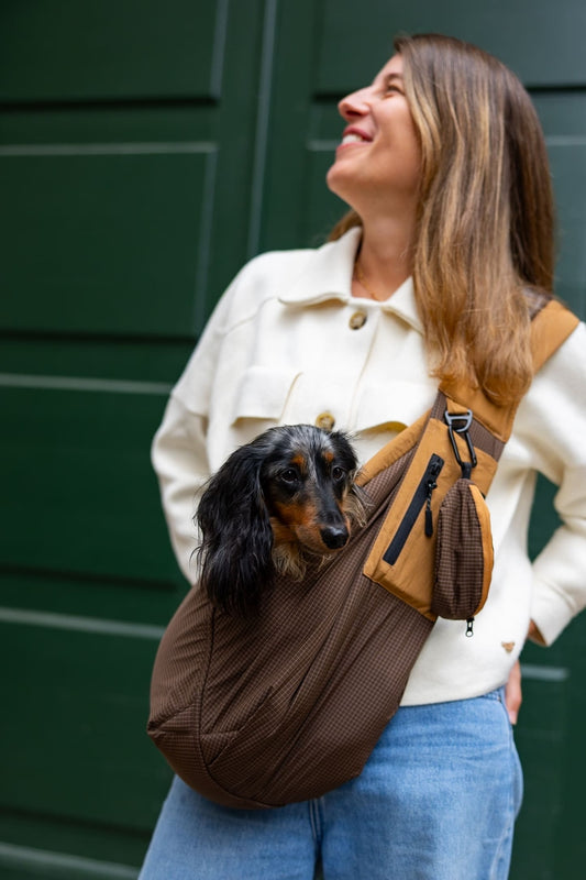 SAC TRANSPORT BANDOULIÈRE ÉTÉ - Marron ( sans la pochette )