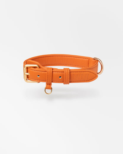 COLLIER EN MICROFIBRE VÉGÉTAL - Terracotta