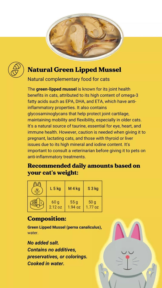 MOULE À LÈVRES VERTES - Chat