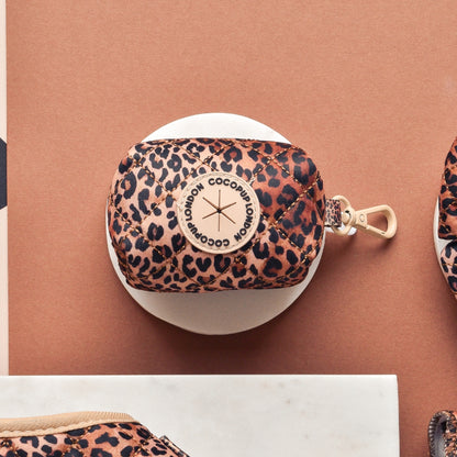 PORTE SAC A CROTTE - Matelassé léopard