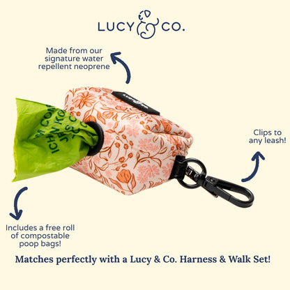 PORTE SAC À CROTTE - Fleurs sauvages