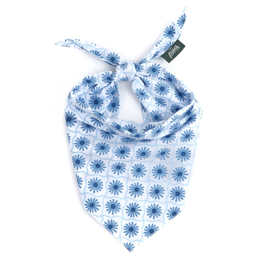 BANDANA - Alfies Fleurs bleues