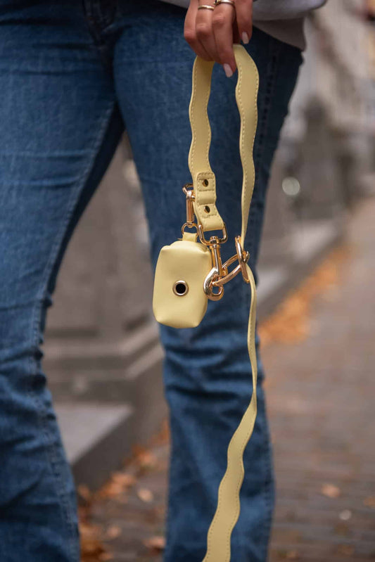 PORTE SAC À CROTTE - Jaune