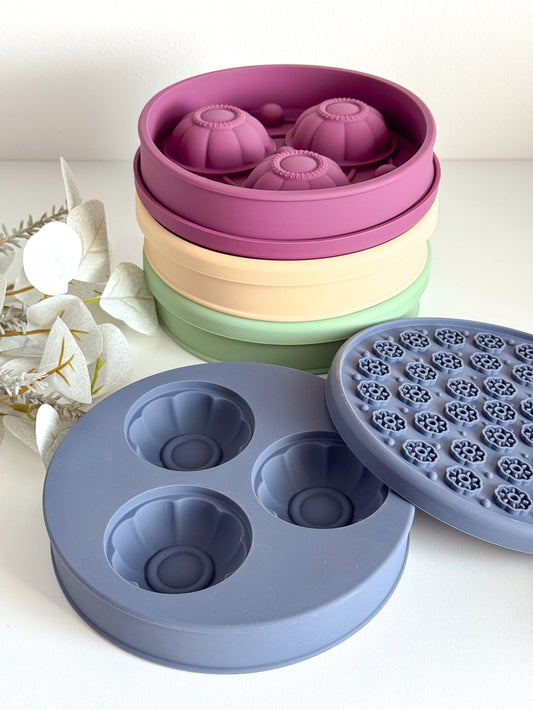 BOL 3 EN 1 - Tapis de lèche, moule à friandises, gamelle anti-glouton