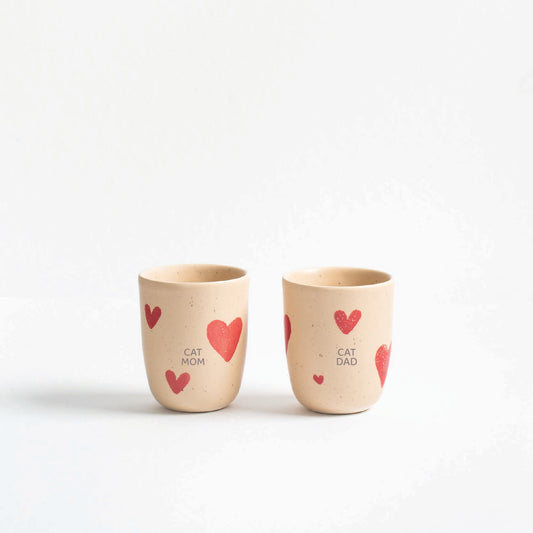 SET DE 2 TASSES - Cat mom & Cat dad