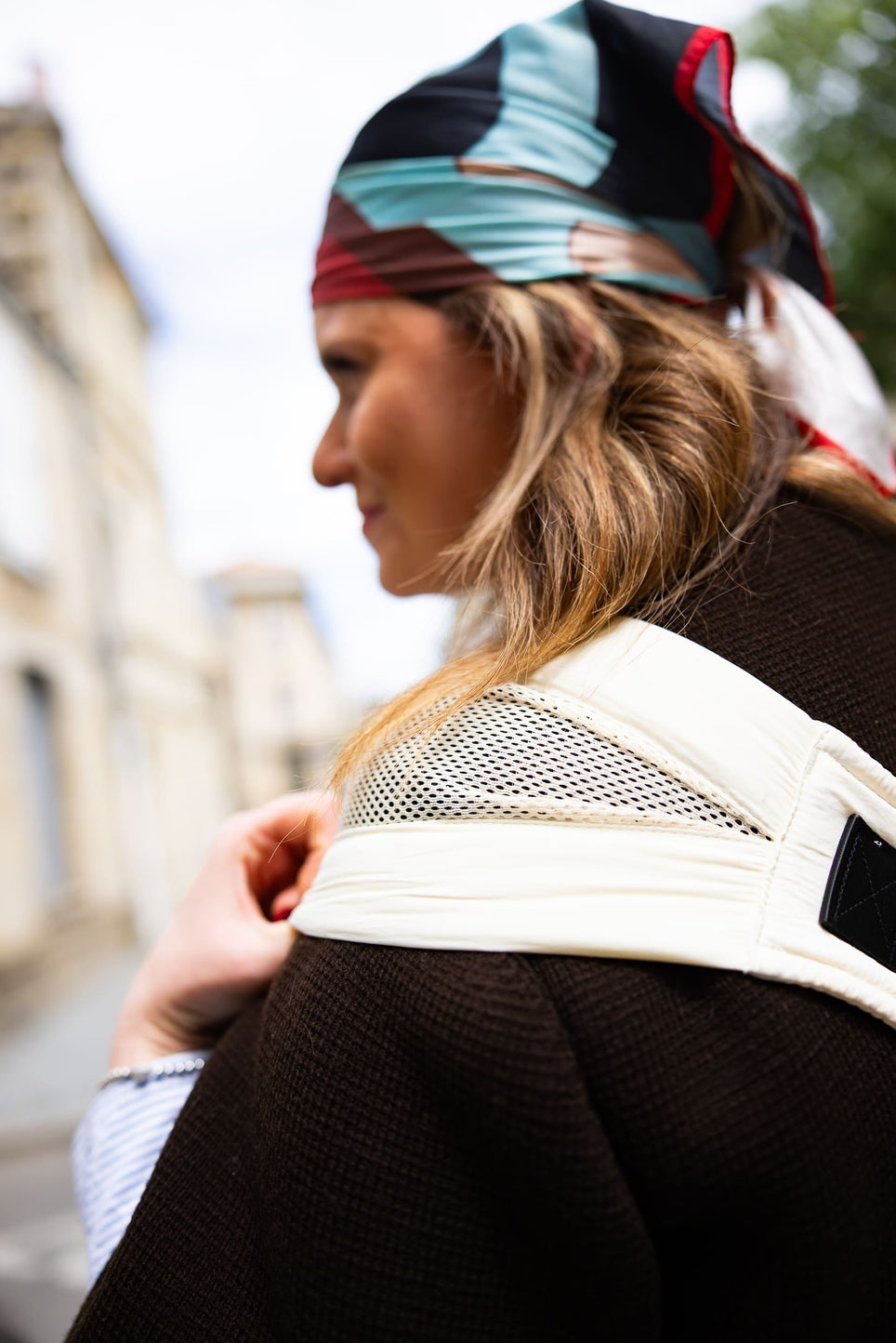 SAC TRANSPORT BANDOULIÈRE ÉTÉ - Beige (sans la pochette)