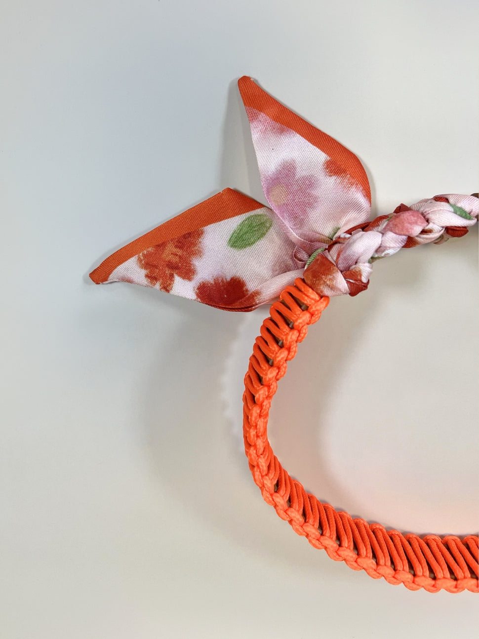 COLLIER BANDANA EN SIMILI CUIR - Marron