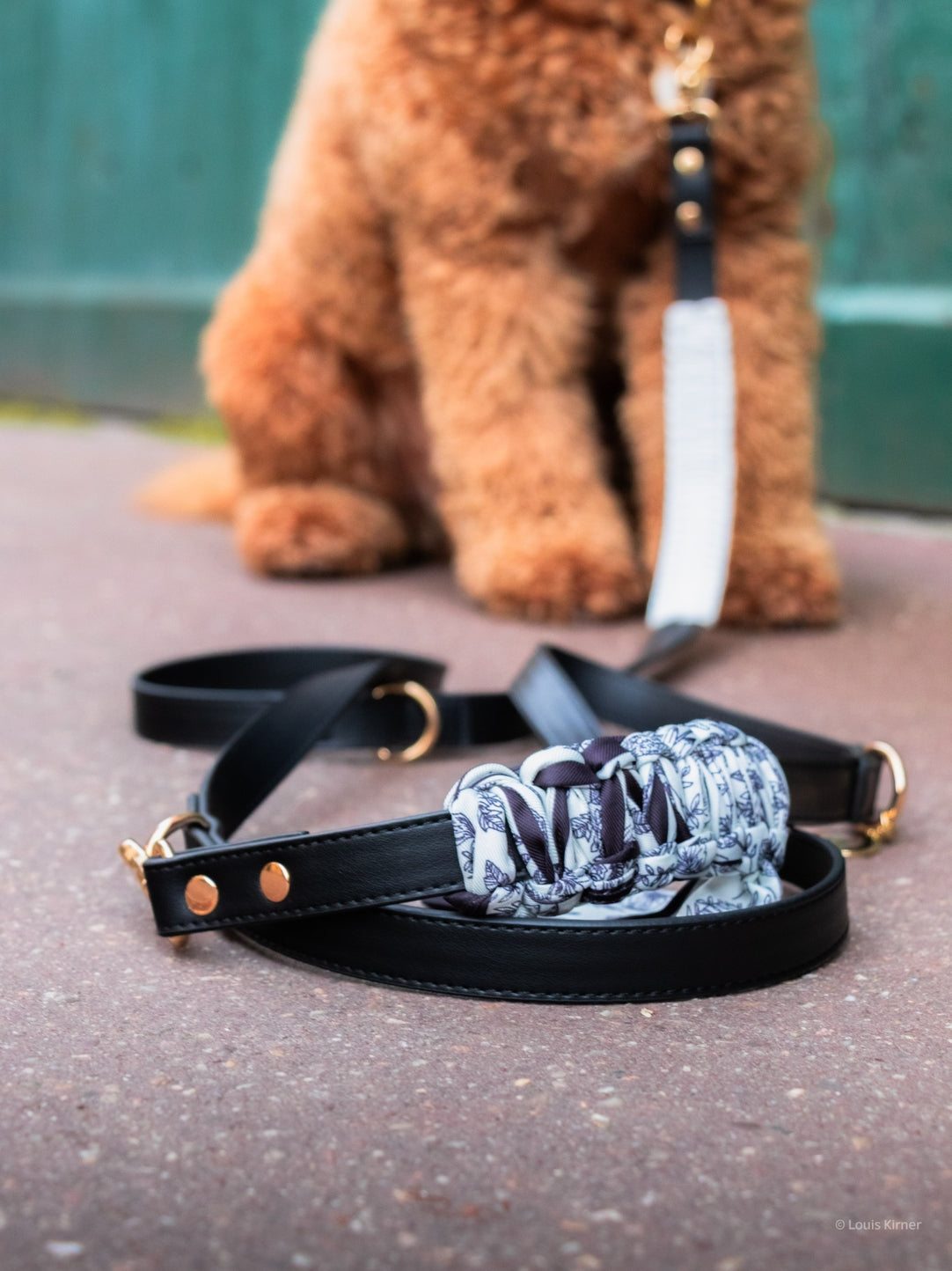 LAISSE MULTIPOSITION BANDANA - Noir