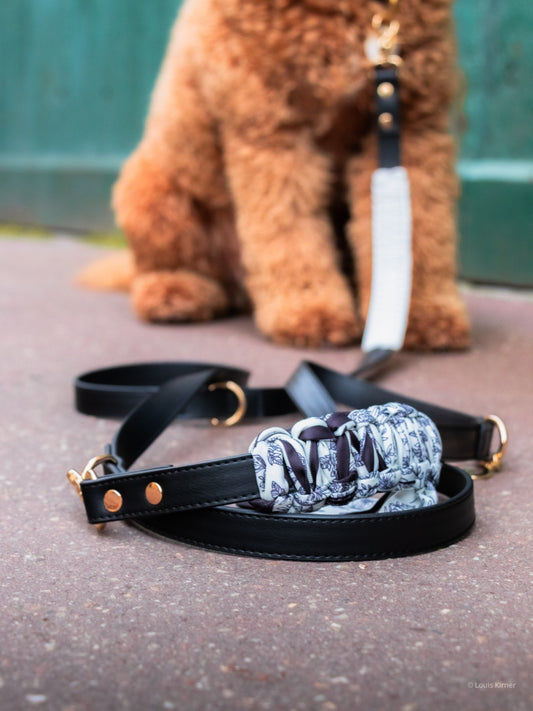 LAISSE MULTIPOSITION BANDANA - Noir