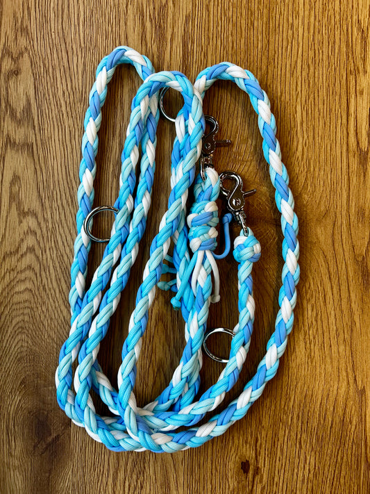LAISSE EN PARACORDE MULTIPOSITION - Bleu ciel