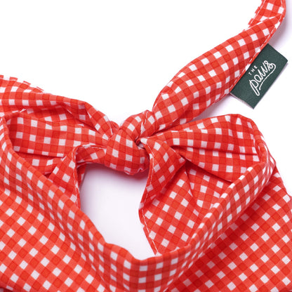 BANDANA - Vichy rouge