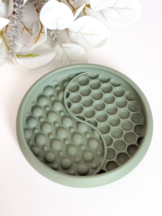 TAPIS DE LÉCHAGE - Bubble kaki