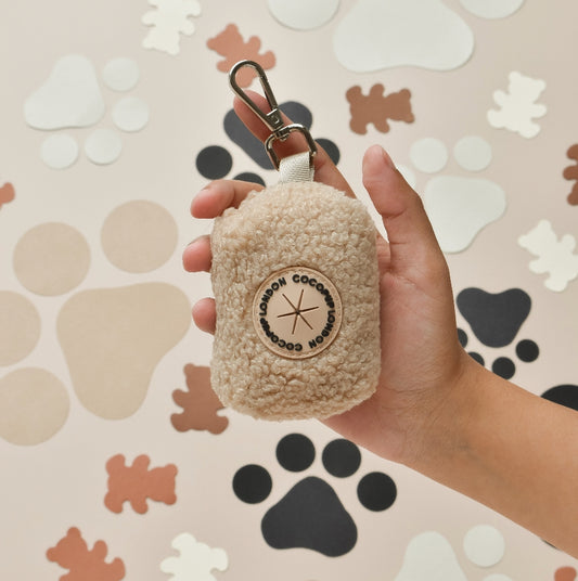 PORTE SAC A CROTTE - Teddy beige