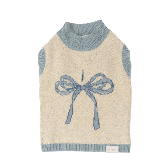 PULL POUR CHIEN ET CHATS - Noeud bleu