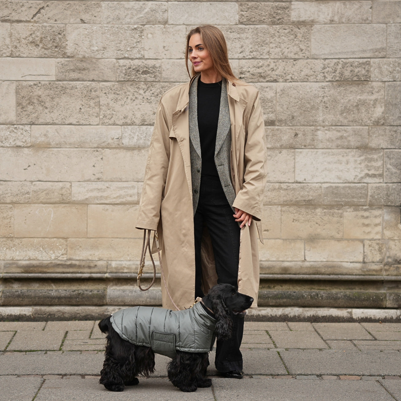 MANTEAU IMPERMÉABLE - Vert mousse