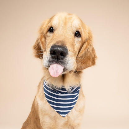 BANDANA - Rayure bleu marine