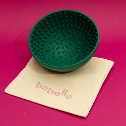 BOL À LÉCHER - Vert sapin (moyen chien)