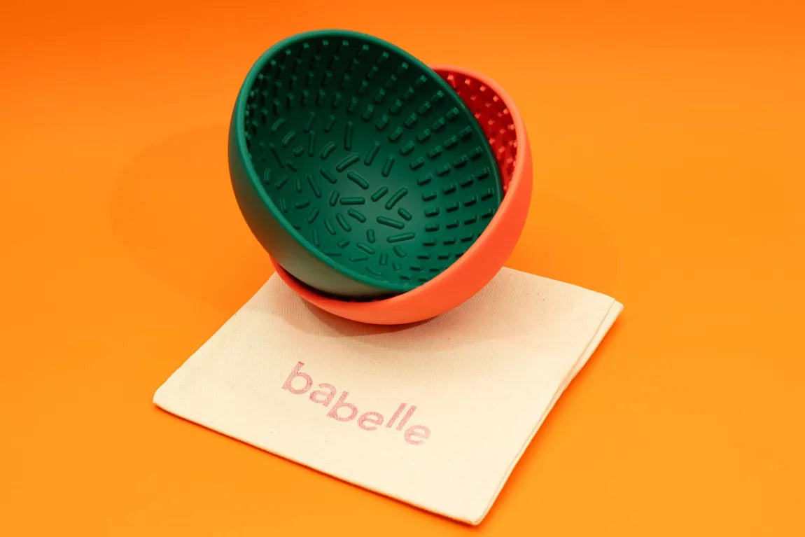 BOL À LÉCHER - Vert sapin (moyen chien)