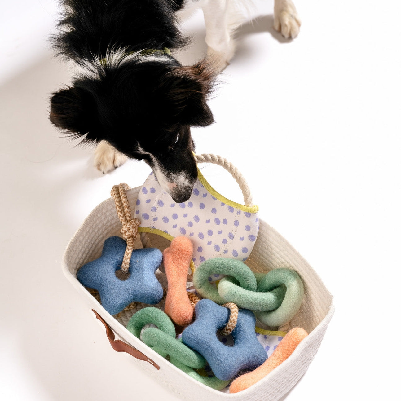 JOUET EN FEUTRINE - Étoile bleu