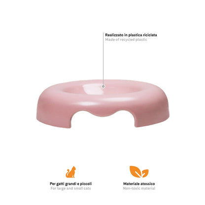 GAMELLE POUR CHATS - Rose