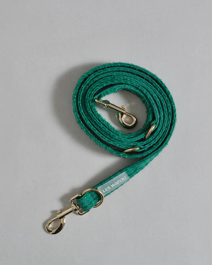LAISSE MULTIPOSITION EN TWEED - Vert