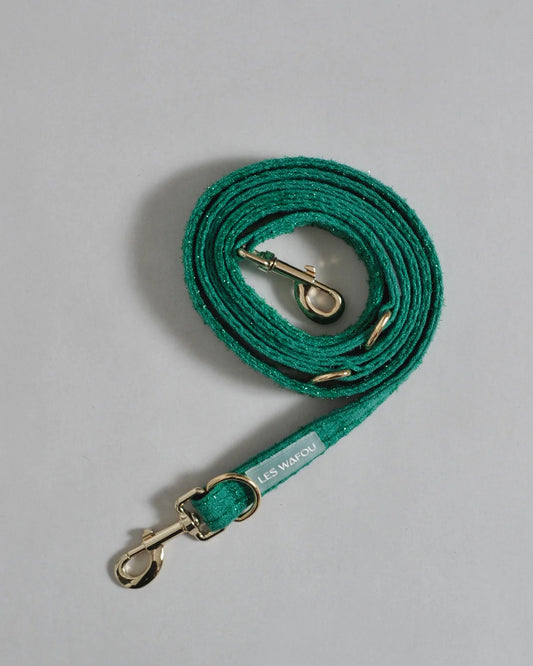 LAISSE MULTIPOSITION EN TWEED - Vert