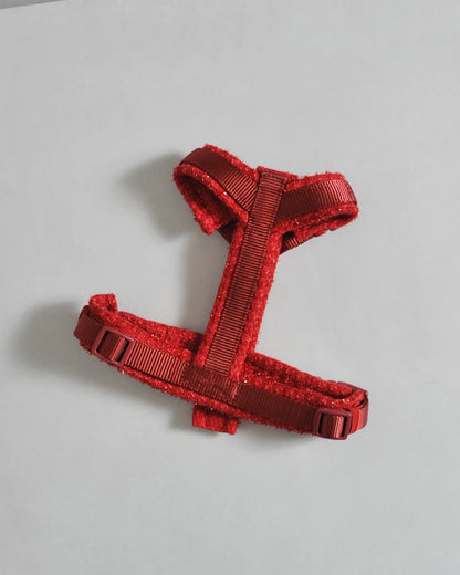 HARNAIS EN TWEED - Rouge